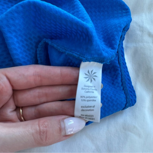 Athleta Blue Workout Tank Top - Picture 5 of 6